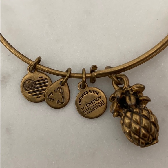 Genuine Alex and Ani Pineapple bracelet - Picture 2 of 2